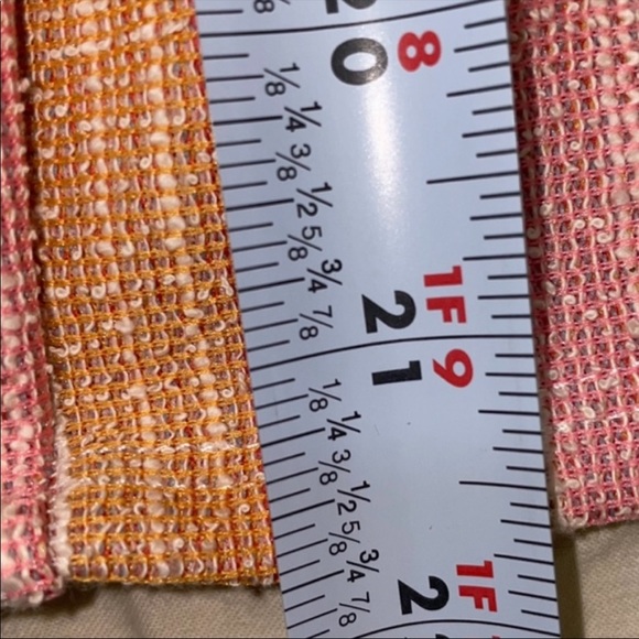 10/$63 Anthropologie W5 red pink yellow blue white stripe halter top - Picture 3 of 5